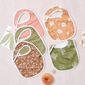 Feeding Bib Factory - Cute Print 5pcs Pack