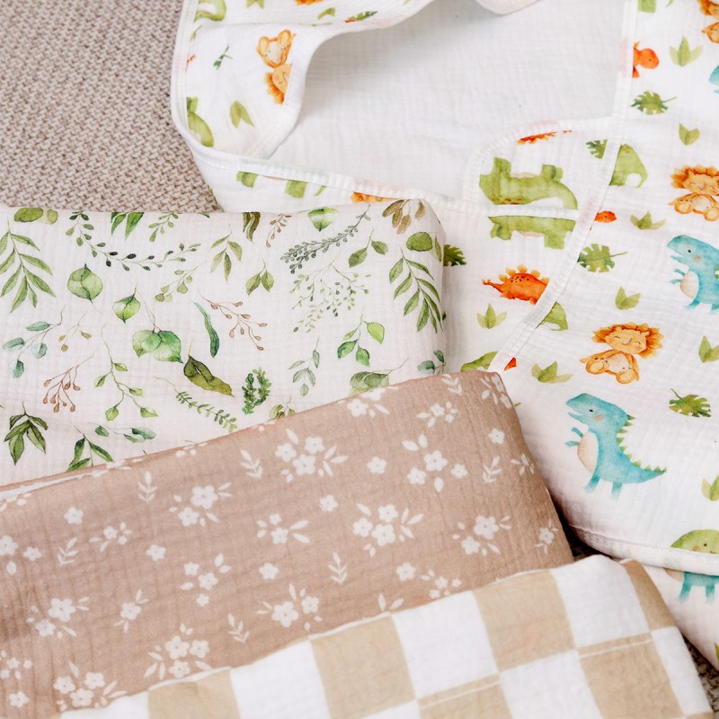 Muslin Bath Blanket Supplier - 100% Cotton Printed