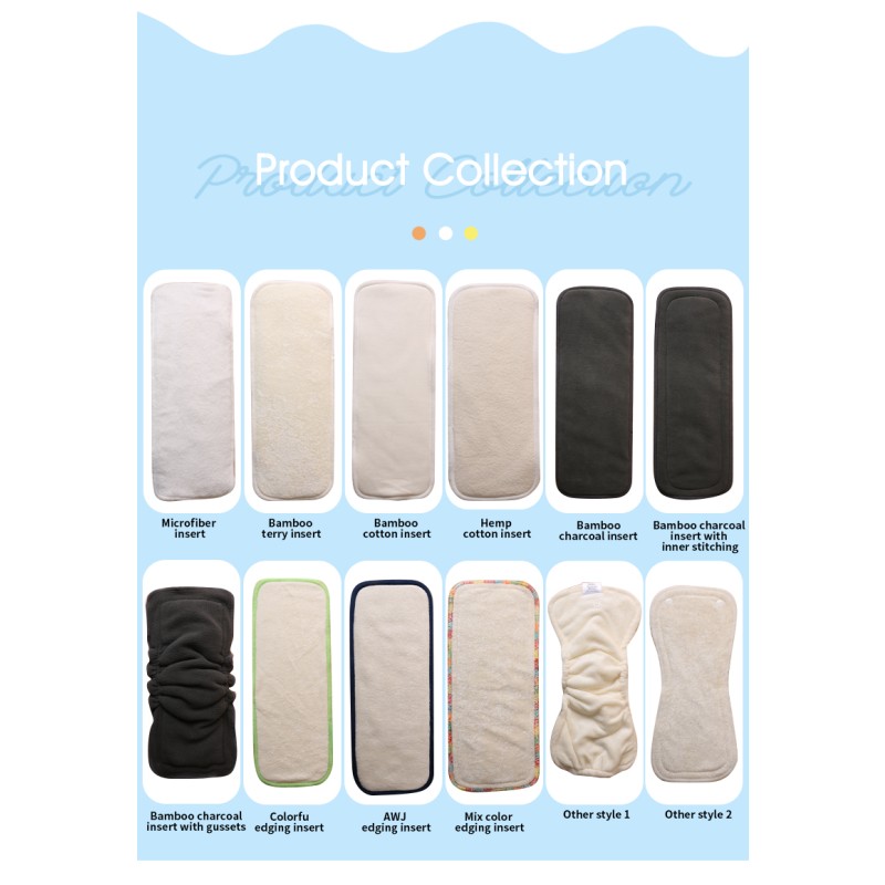 Bamboo Insert Factory - Charcoal Microfiber Booster Pad