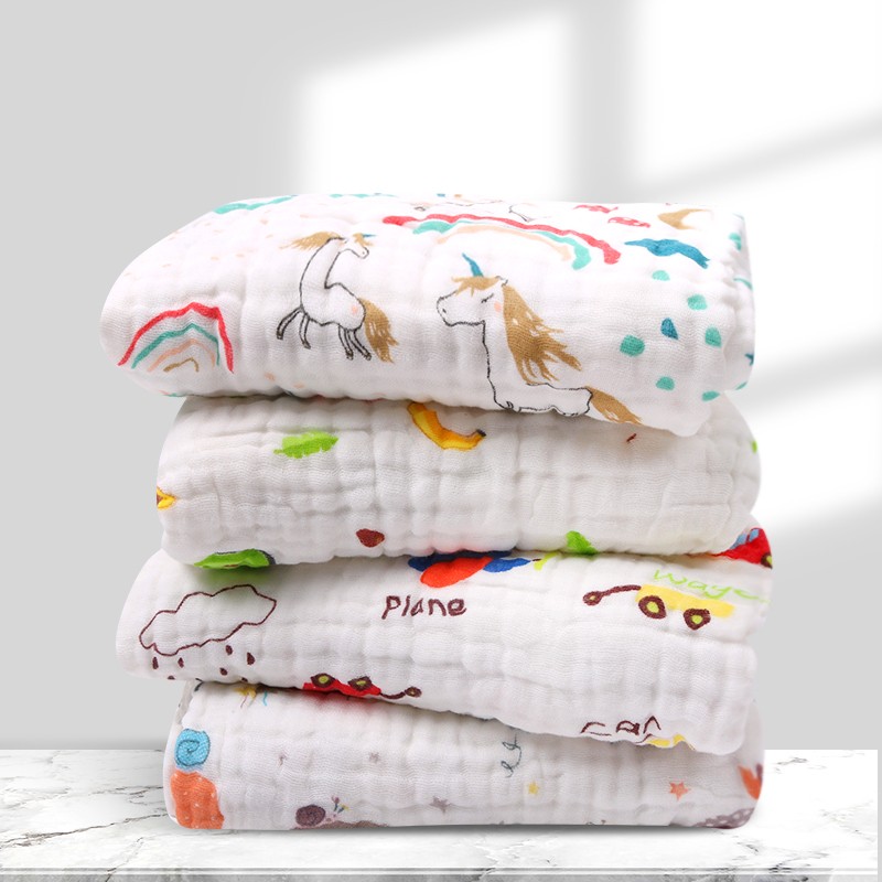 Organic Muslin Blanket Manufacturer - 6 Layer Baby Bath Towel