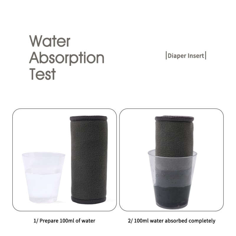 Bamboo Liner Factory - 5 Layer Charcoal Washable Printed