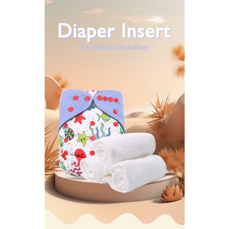 Cloth Diaper Supplier - Adjustable Washable 12sets