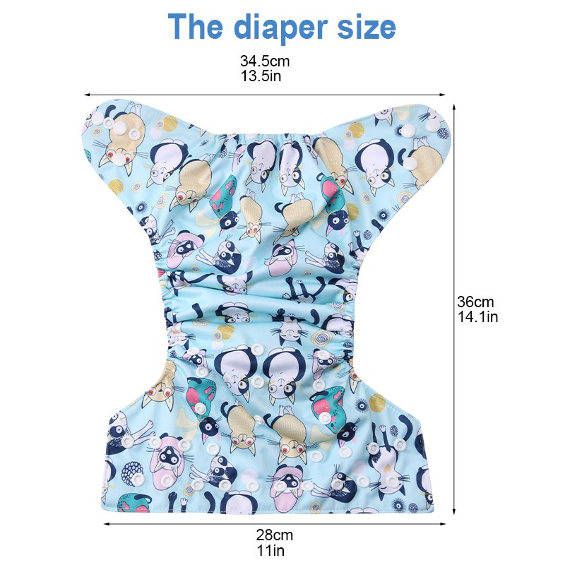 Cloth Diaper Supplier - Adjustable Size Washable Printed