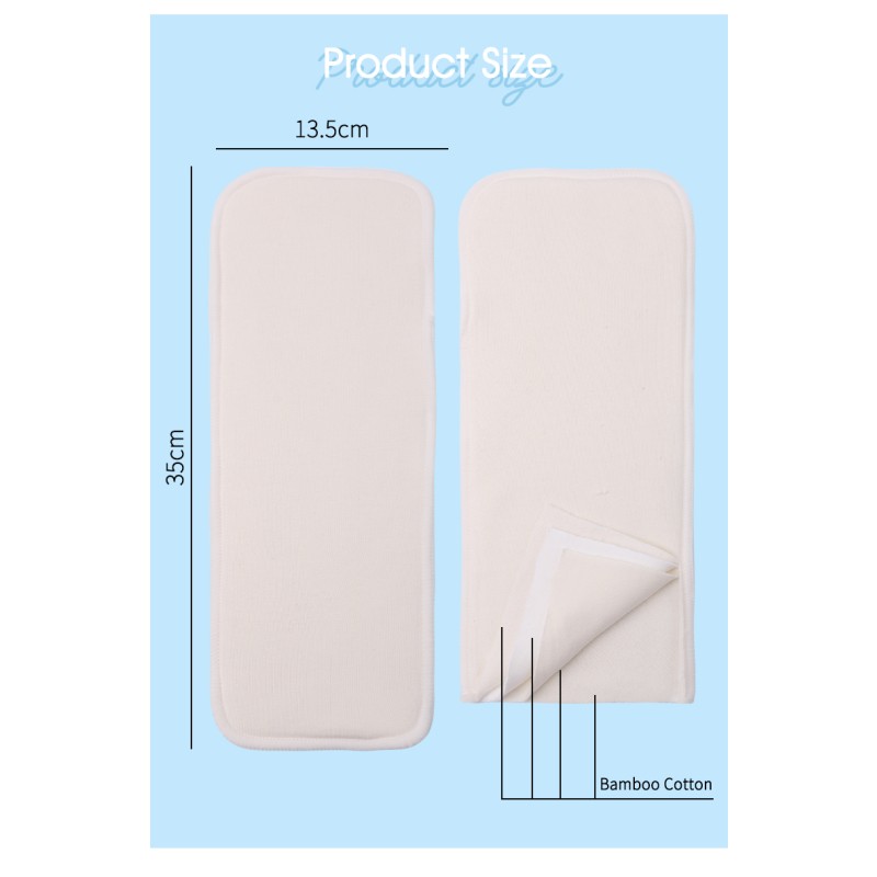 Bamboo Insert Supplier - 4 Layer Washable Breathable