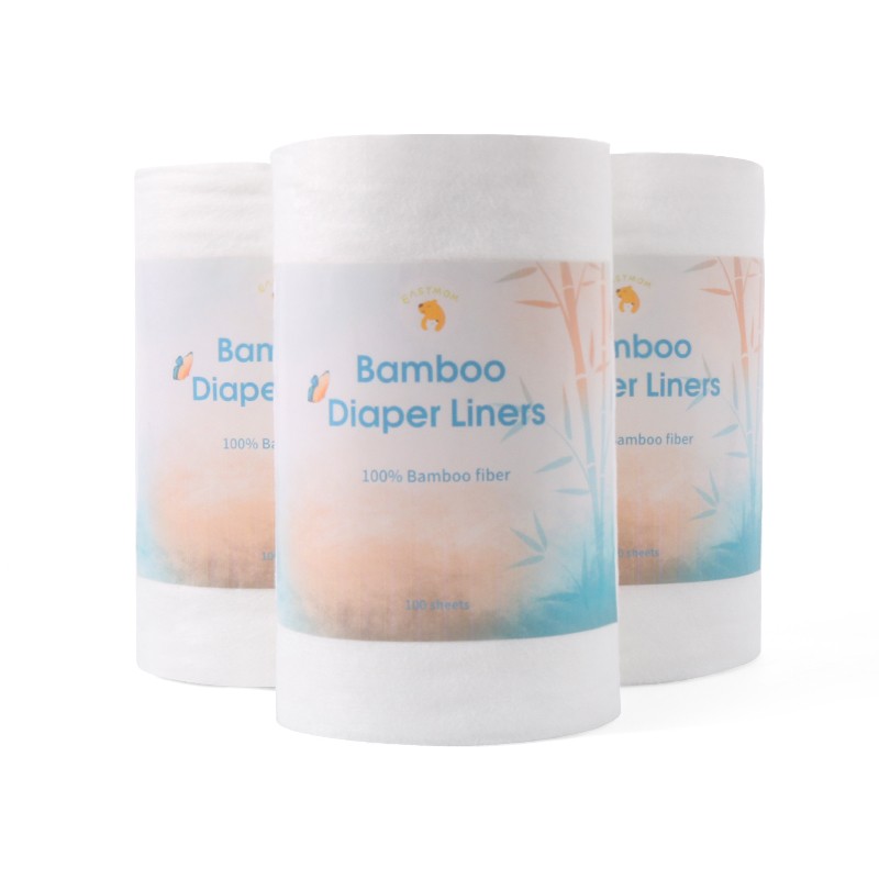 Diaper Liners Manufacturer - Biodegradable Bamboo 100 Sheets