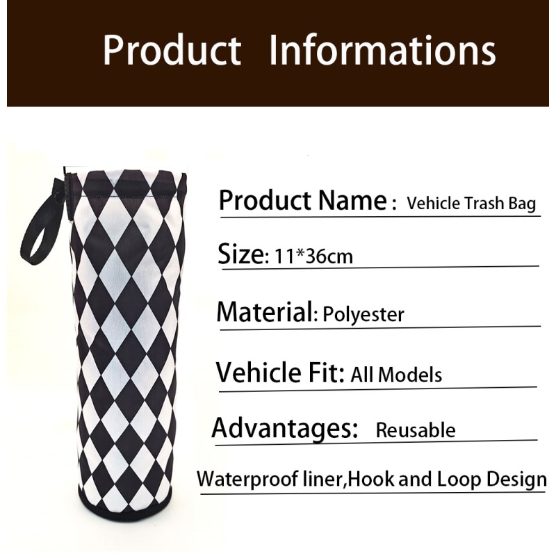 Car Trash Can Supplier - Reusable Washable Foldable