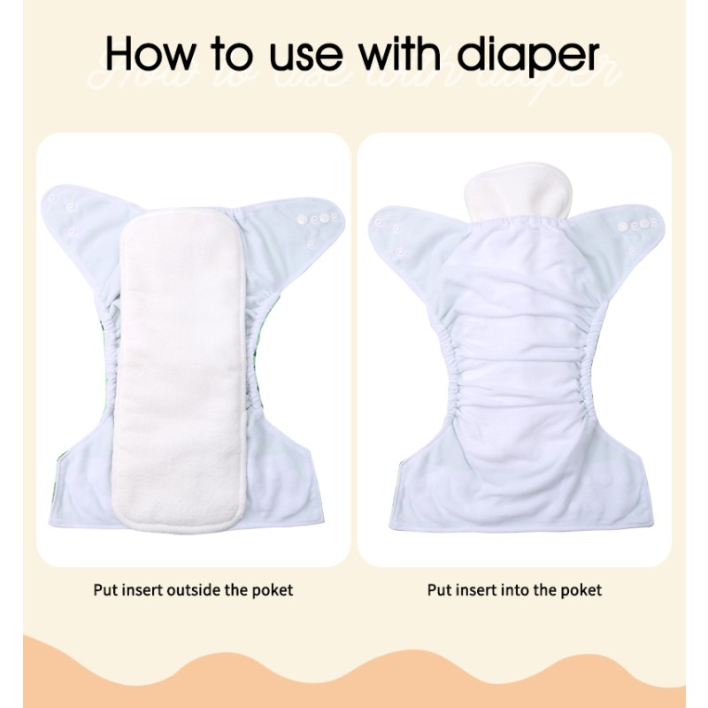 Microfiber Inserts Factory - 4 Layer Soft Wholesale Only