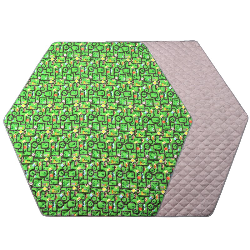 Playpen Mat Manufacturer - Eco Friendly Quilted Hexagon