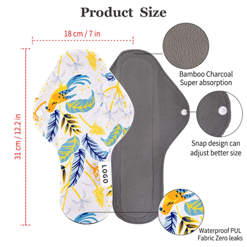 Menstrual Pad Factory - Washable Waterproof Bamboo Cotton