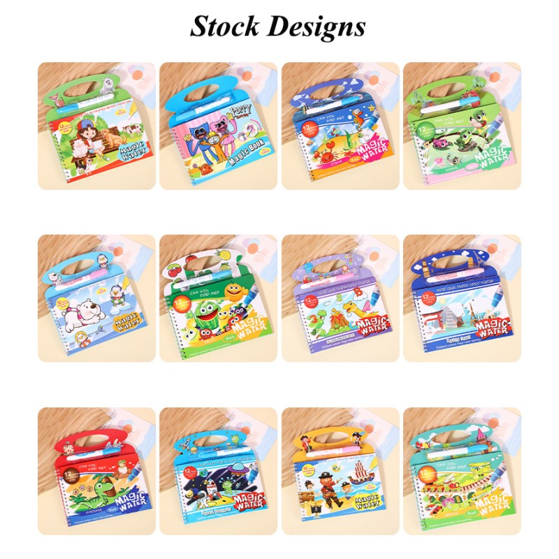 Magic Coloring Book Supplier - Reusable Water Drawing