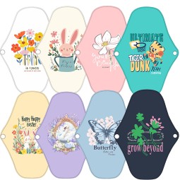 Sanitary Pads Factory - OEM 18x25cm Printed Bamboo