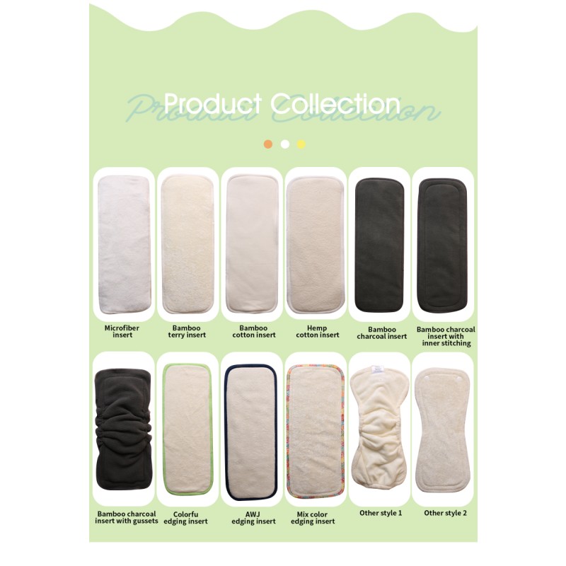 Diaper Liner Supplier - 2+4+2 Layers Bamboo Cotton