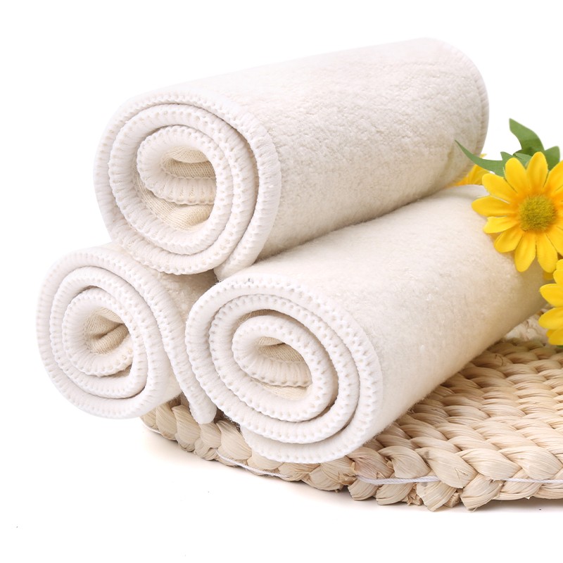 Diaper Inserts Supplier - 4 Layer Hemp Cotton Organic