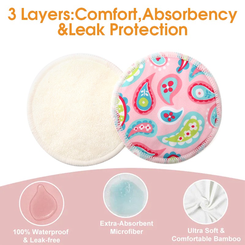 Reusable Breast Pads Manufacturer - Eco Friendly Bamboo Fiber