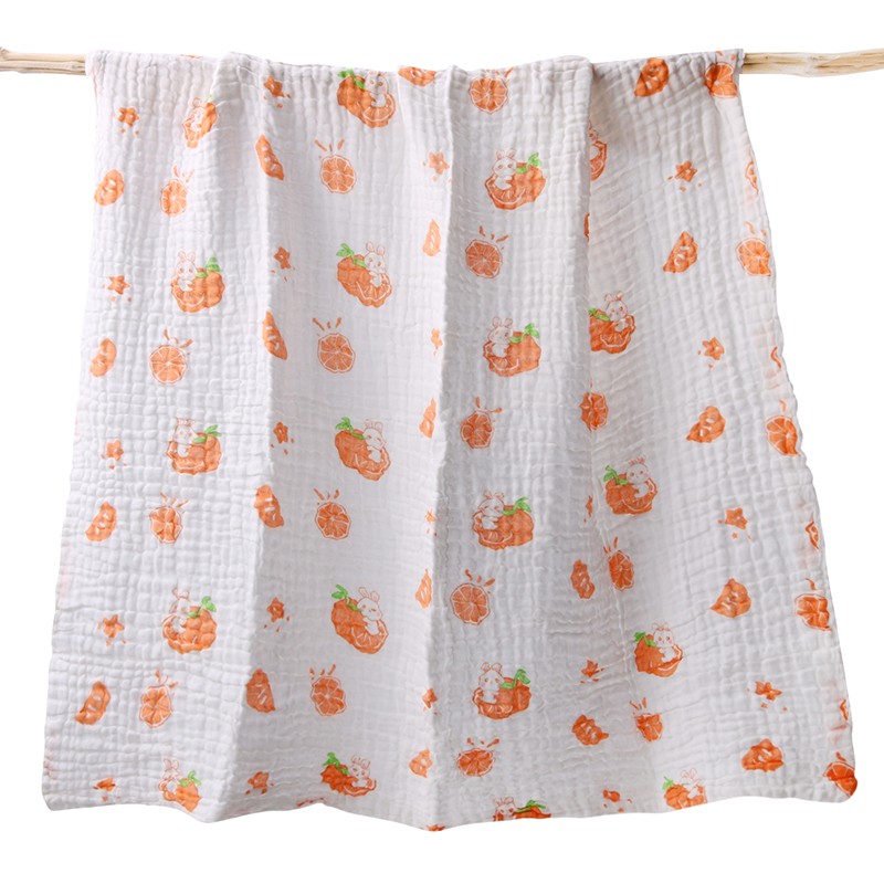 Organic Muslin Blanket Manufacturer - 6 Layer Baby Bath Towel