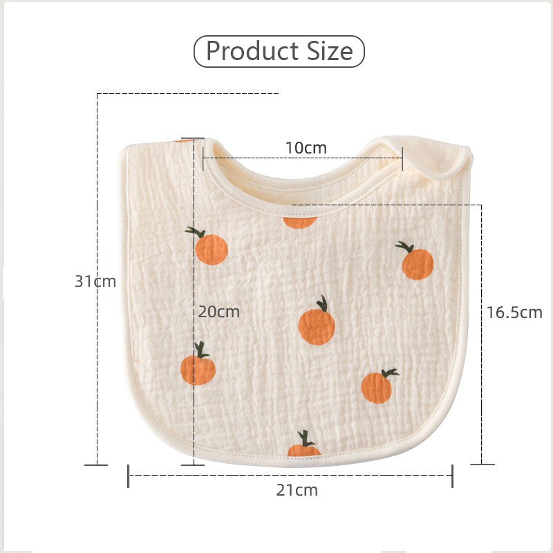 Muslin Baby Bibs Factory - 7 Layer Waterproof Bandana
