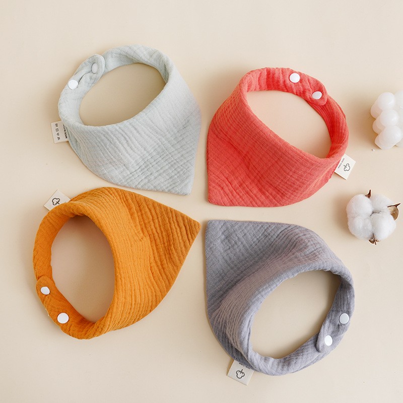 Bandana Drool Bibs Manufacturer - Organic Cotton Snap Button