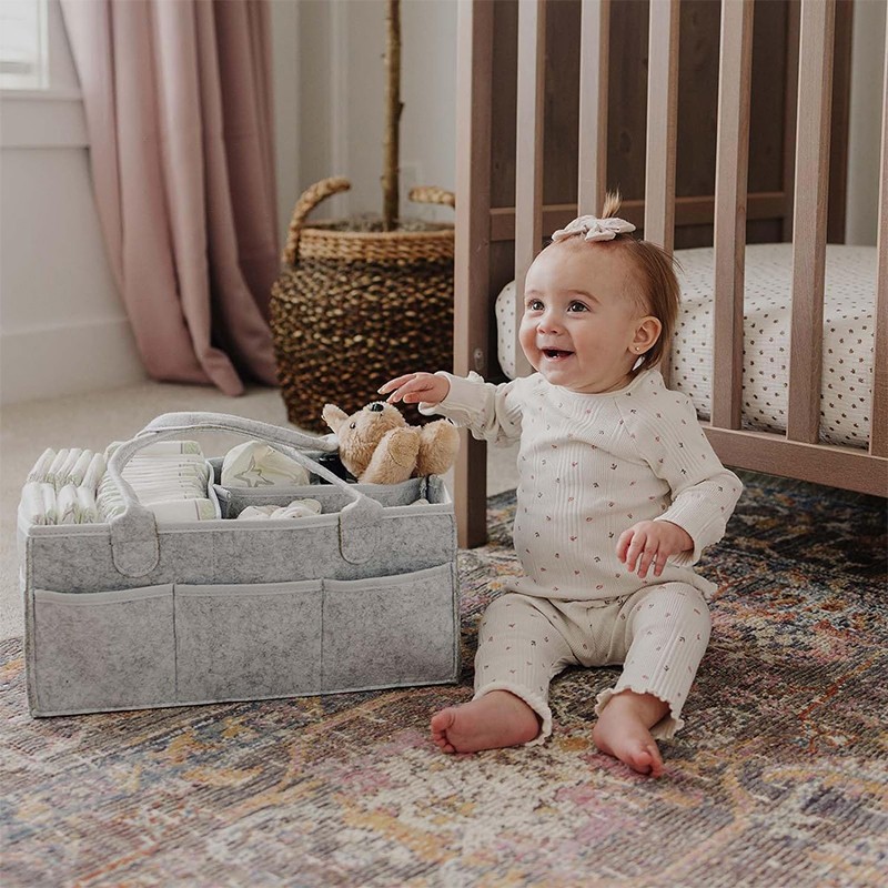 Diaper Caddy Organizer Manufacturer - Foldable Durable Felt