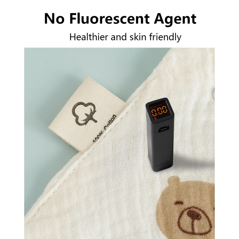 Muslin Baby Bibs Factory - 6 Layer Printed Metal Buckle