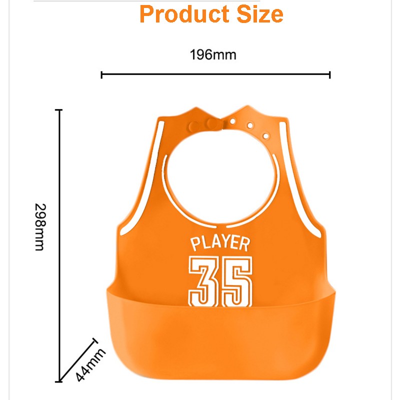 Baby Silicone Bib Supplier - Waterproof Food Catcher BPA Free
