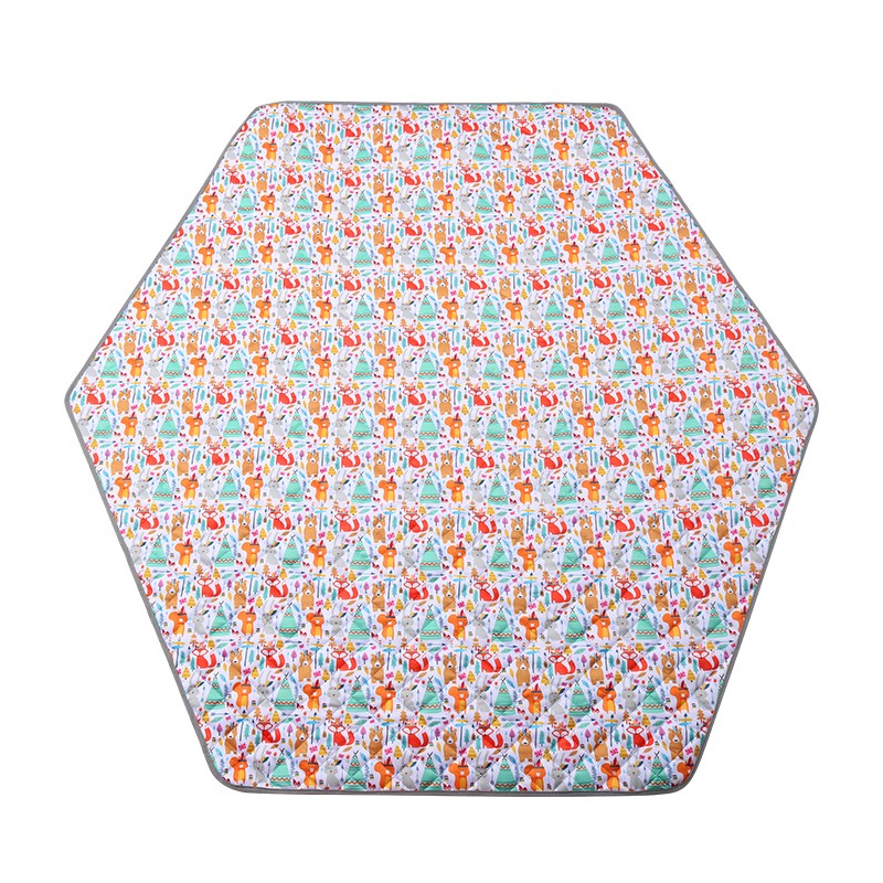 Playpen Mat Manufacturer - Eco Friendly Quilted Hexagon