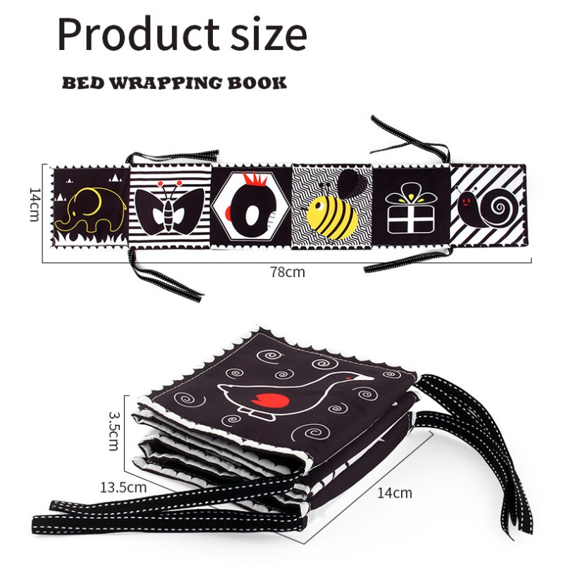 Sensory Toys Factory - Cartoon Cloth Book Montessori