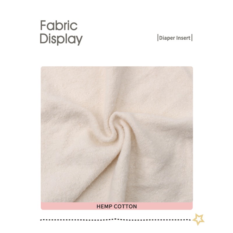 Hemp Cotton Insert Supplier - 4 Layer Organic Soft Washable