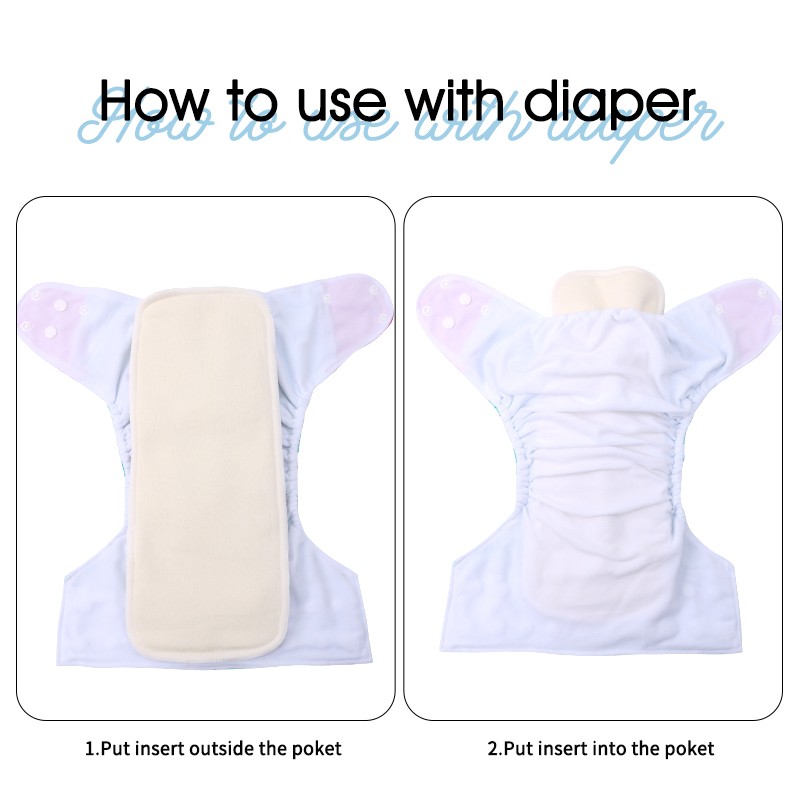 Microfiber Insert Factory - 3 Layer Ultra Absorbent Reusable