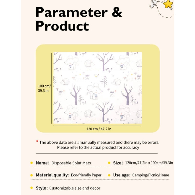 Baby Play Mat Factory - 30 Pack Biodegradable Foldable