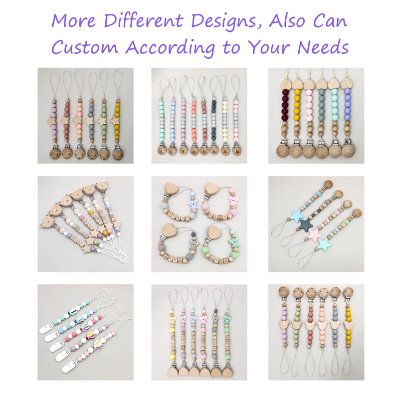 Pacifier Clip Supplier - Beechwood Anti Drop Chain