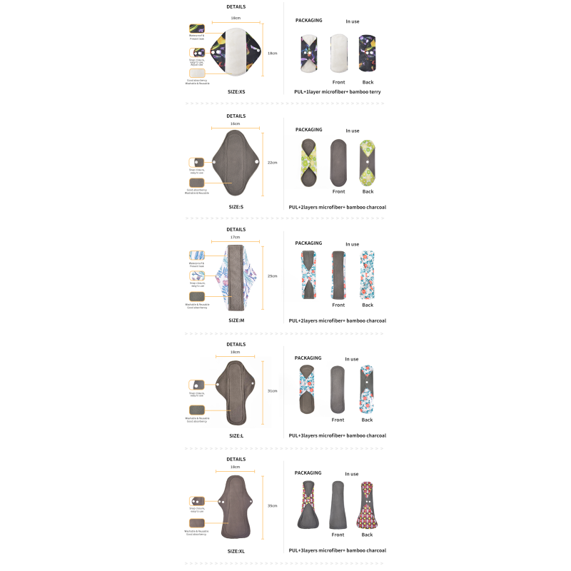 Reusable Sanitary Pads Manufacturer - Graphene Non-slip Panty