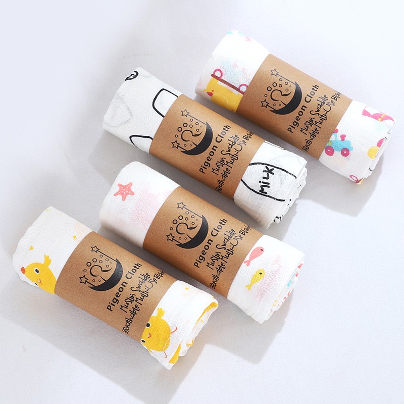 Cotton Muslin Blanket Supplier - 2 Layer Soft Newborn Wrap