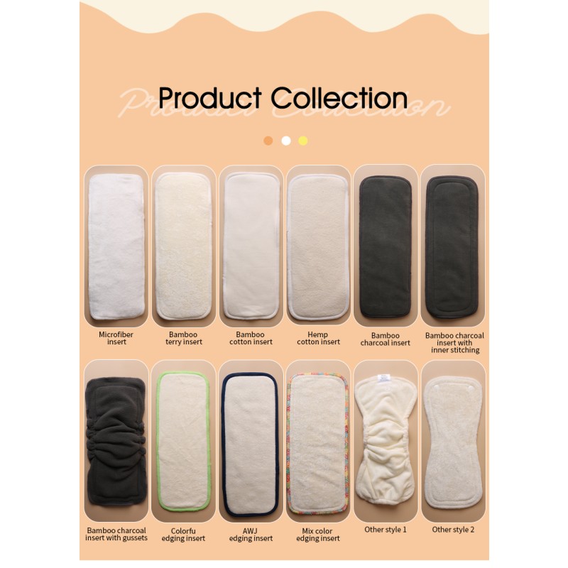 Cloth Diaper Insert Supplier - Microfiber 3 Layer Stay Dry