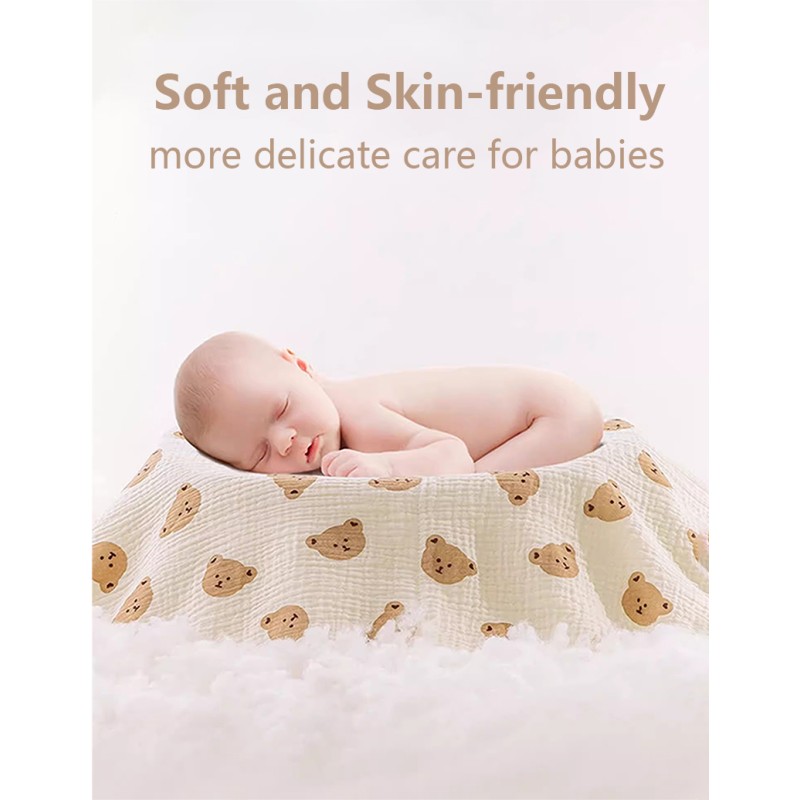 Baby Muslin Blanket Factory - 2 Layer Cotton Soft Comfortable