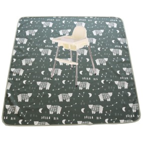 Splat Mat Factory - 51 Inch Square Waterproof Anti Slip