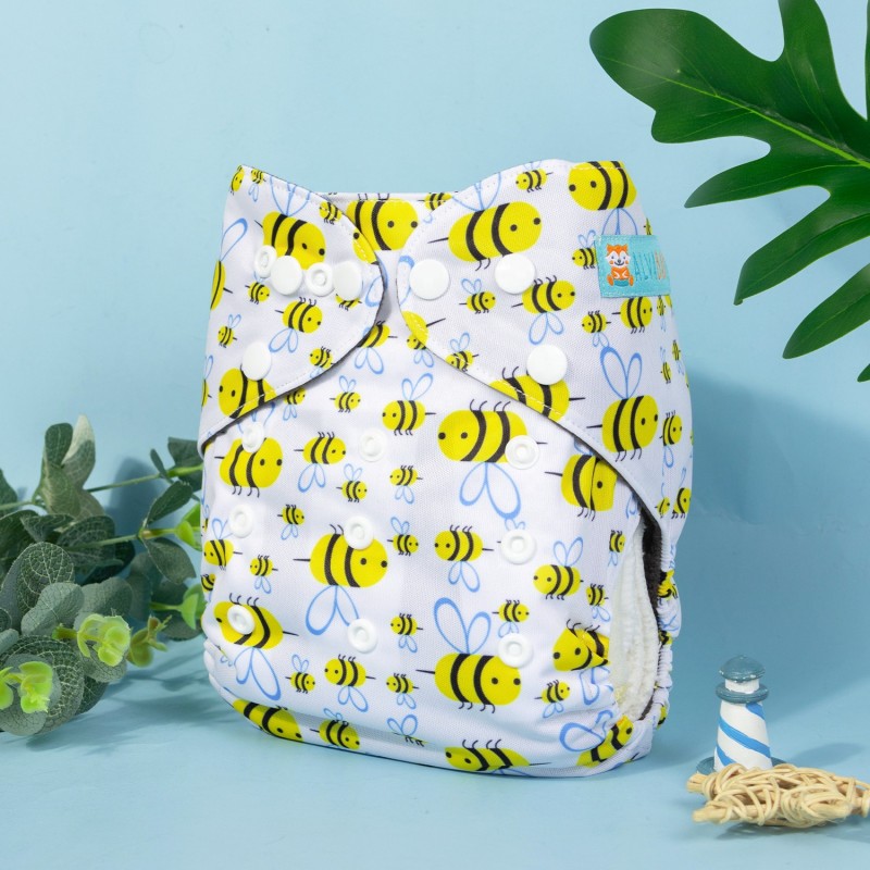 Baby Nappy Supplier - Bamboo Charcoal Double Gusset