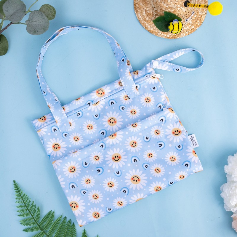 Diaper Bag Factory - Handle Two Zipper Pockets