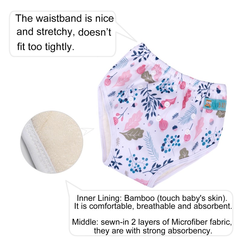 Potty Pant Supplier - Printed Cotton Washable