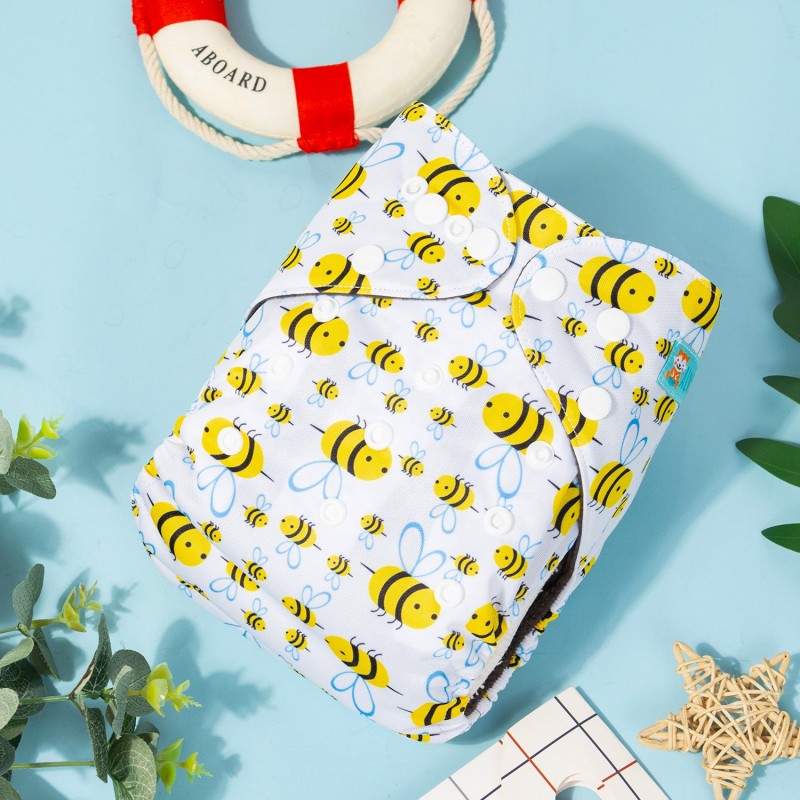 Baby Nappy Supplier - Bamboo Charcoal Double Gusset