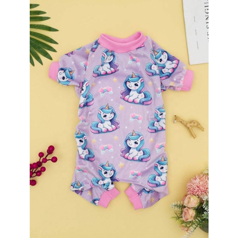 Dog Pajamas Factory - One Piece Cartoon Print