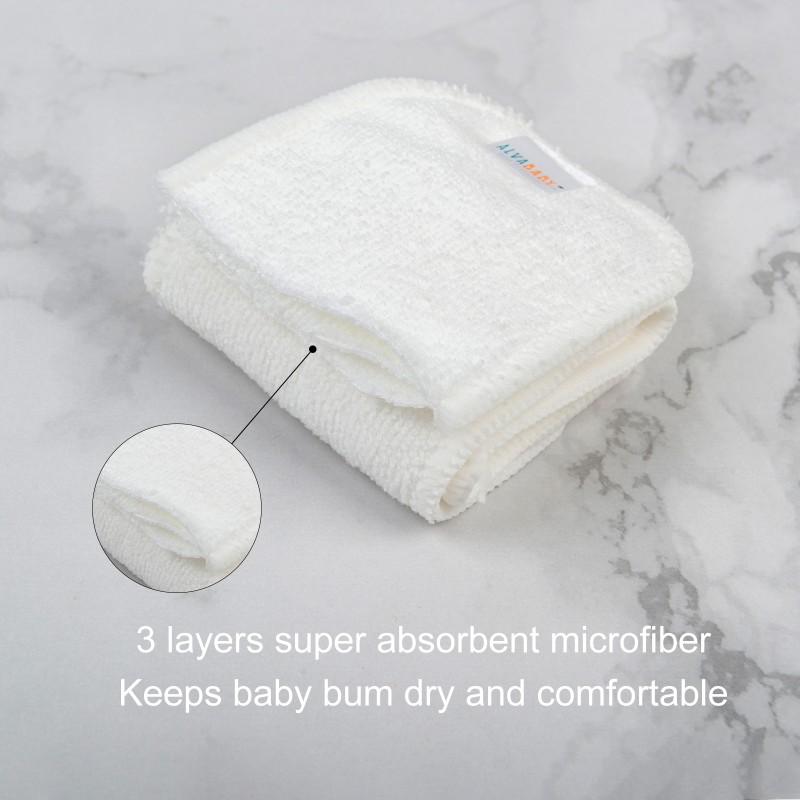 Microfiber Insert Manufacturer - 3 Layer Newborn Size