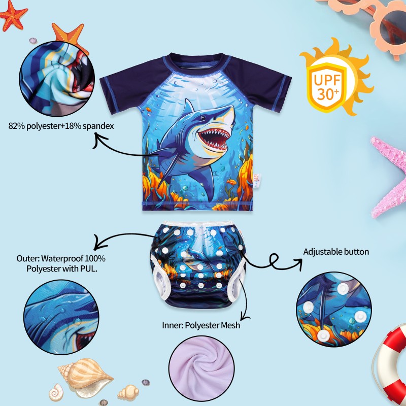 Baby Swimwear Manufacturer - Dog Design Tankini