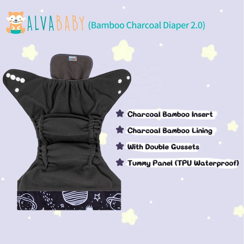 Cloth Diaper Manufacturer - Bamboo Charcoal Fashion
