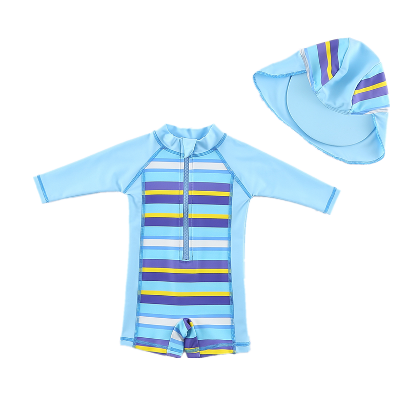 Baby Swimsuit Manufacturer - Front Zipper Long Sleeve