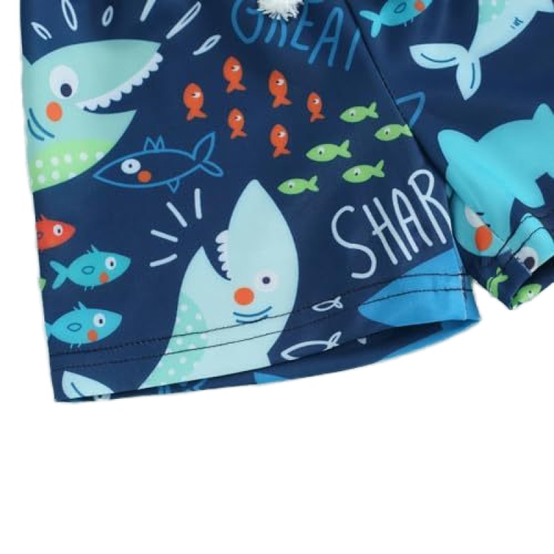 Boys Swimwear Factory - Neutral Shark Print Set