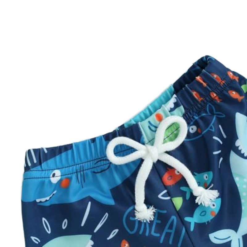 Boys Swimwear Factory - Neutral Shark Print Set