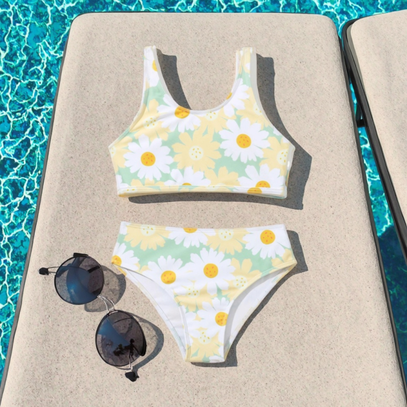 Girls Swimwear Manufacturer - Customizable 2pcs Set