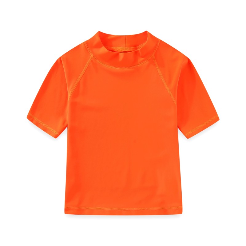 Kids Swim Top Supplier - UPF50+ Quick Dry Short Sleeve