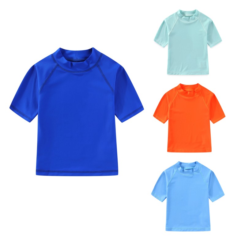 Kids Swim Top Factory - UPF50+ Quick Dry Short Sleeve