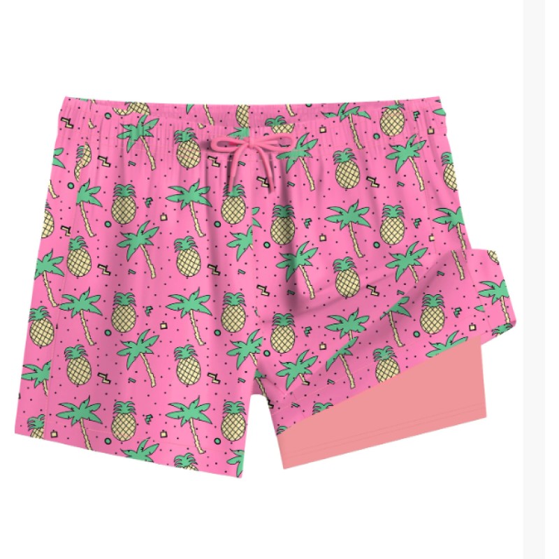 Men's Swim Trunks Manufacturer - Colorful Cartoon Print